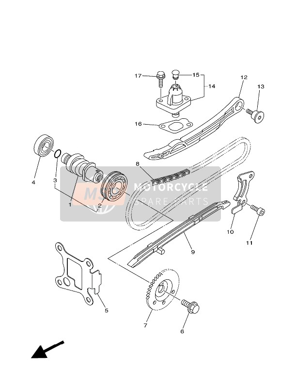 1DBE22280000, Boulon, Yamaha, 2